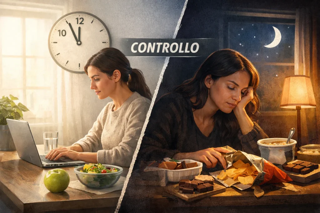 fame emotiva e controllo perdita di controllo
